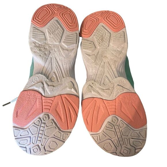 Avia Sz 7.5 Women’s Gray Green Memory Foam Lightweight Lace-Up Sneakers - Picture 7 of 7